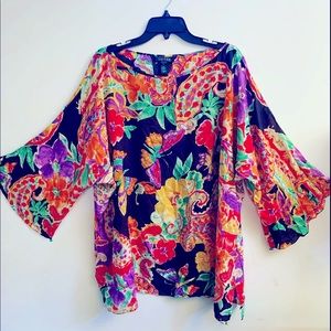 Ralph Lauren 100% silk blouse